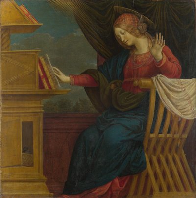 Le panneau de la Vierge Marie d