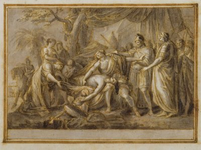 Achille pleurant la mort de Patrocle, 1760-63 - Gavin Hamilton