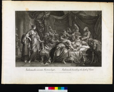 Andromaque pleurant la mort d
