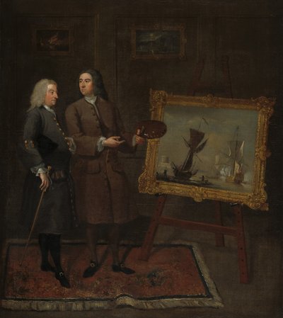Thomas Walker et Peter Monamy, c.1735 - Gawen Hamilton