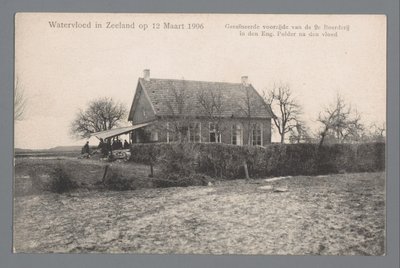 Inondation en Zélande le 12 mars 1906 - Gebroeders van Straaten