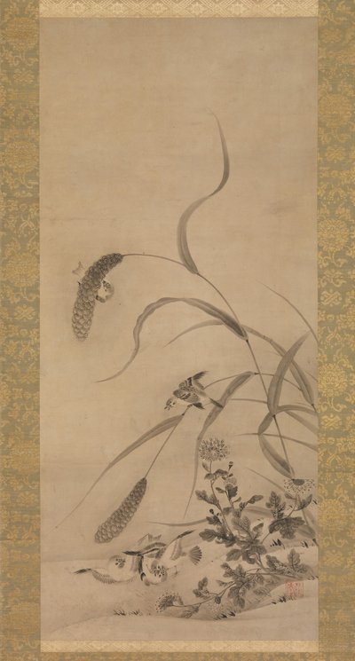 Millet et moineaux, milieu du XVIe siècle - Geiai