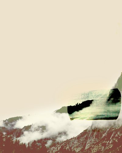 Abstraction des montagnes brumeuses - Gemma Bardot