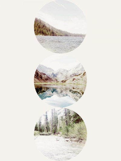 Lac de montagne, forêt, ruisseau - Gemma Bardot