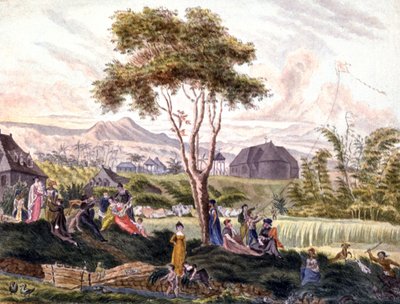 Île de la Réunion : vue de Saint Benoit - Genevieve Sophie Marie Adele Patu de Rosemont