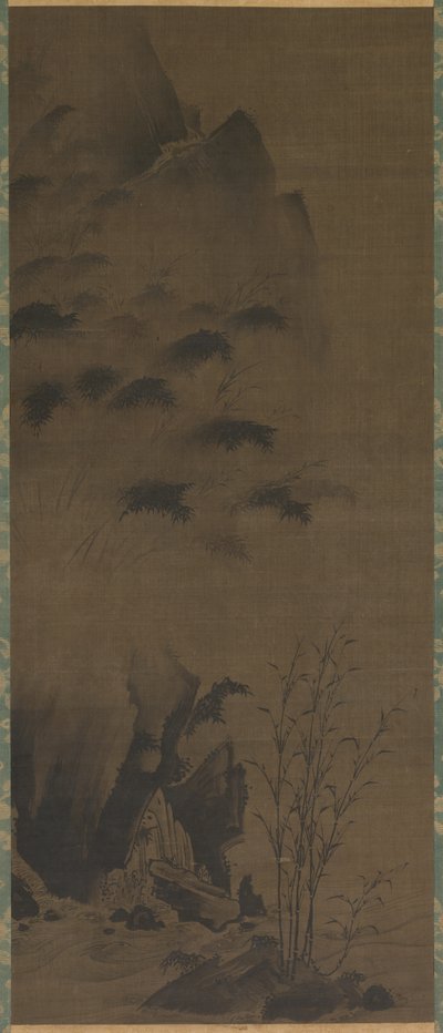 Bambou sous la pluie, début des années 1500 - Genga