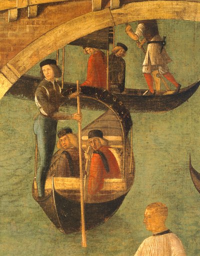 Miracle de la Croix au Pont de San Lorenzo (détail) - Gentile Bellini