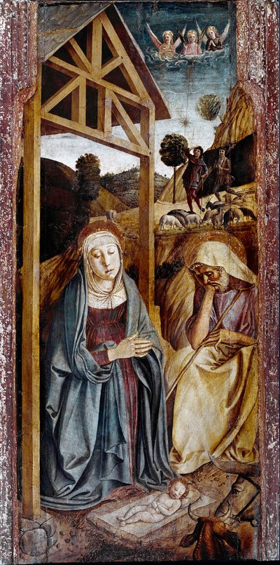 Triptyque de la nativité : panneau central - Gentile Bellini