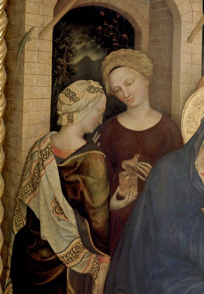 Adoration des Mages (détail) - Gentile da Fabriano