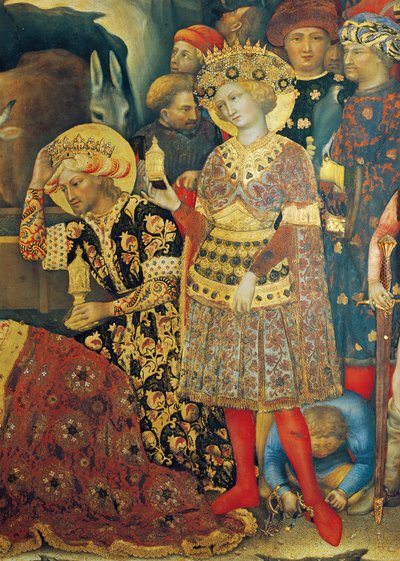 Adoration des Mages (détail) - Gentile da Fabriano