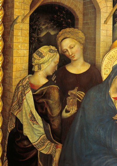 Adoration des Mages (détail) - Gentile da Fabriano