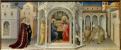 Présentation au Temple Peinture sur bois par Gentile da Fabriano (1370-1427) 1423 - Gentile da Fabriano