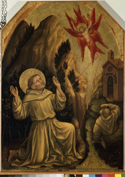 Saint François recevant les stigmates - Gentile da Fabriano