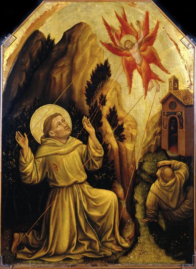 Saint François recevant les stigmates - Gentile da Fabriano