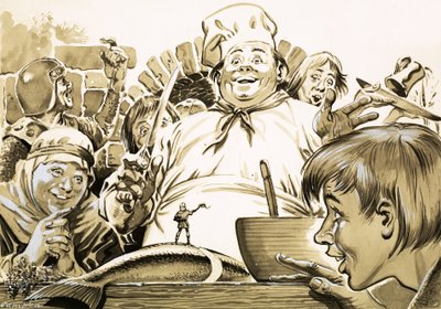 Illustration de "Tom Pouce" des frères Grimm - Geoff Campion