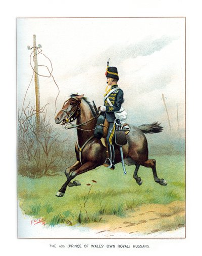 Le 10e Prince of Wales Own Royal Hussars - Geoffrey Douglas Giles