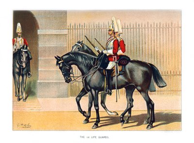 Les 1st Life Guards, vers 1890 - Geoffrey Douglas Giles