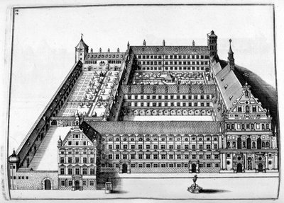 Conception de château, 1664 - Georg Andreas Bockler