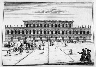 Conception de château, 1664 - Georg Andreas Bockler