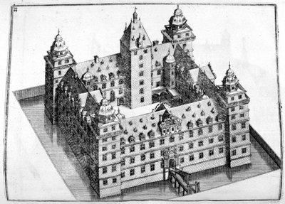 Conception de château, 1664 - Georg Andreas Bockler