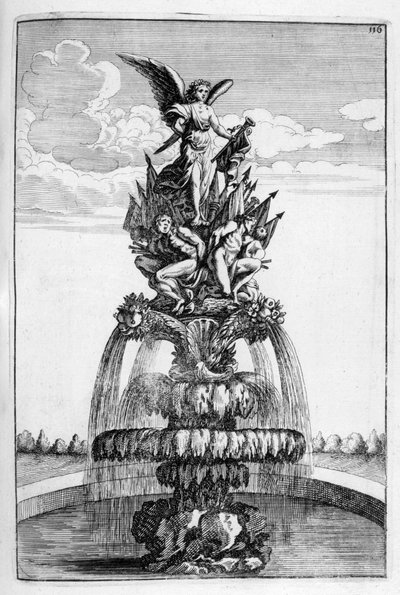 Conception de fontaine, 1664 - Georg Andreas Bockler