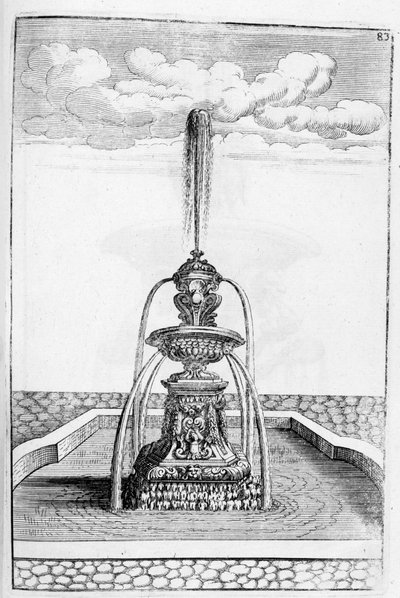 Conception de fontaine, 1664 - Georg Andreas Bockler