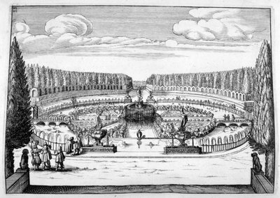 Fontaine ornementale et design de jardin, 1664 - Georg Andreas Bockler