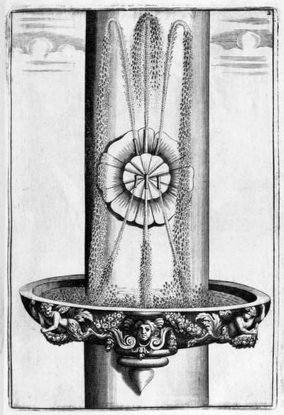 Conception de fontaine ornementale, 1664 - Georg Andreas Bockler