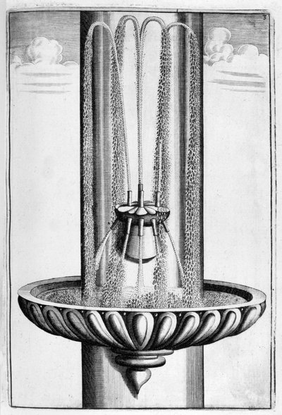 Conception de fontaine ornementale, 1664 - Georg Andreas Bockler