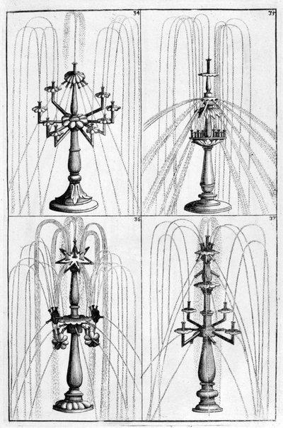 Conception de fontaine ornementale - Georg Andreas Bockler