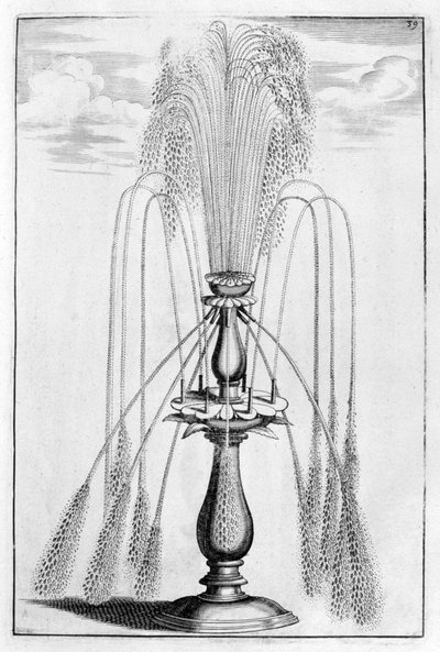 Conception de fontaine ornementale - Georg Andreas Bockler