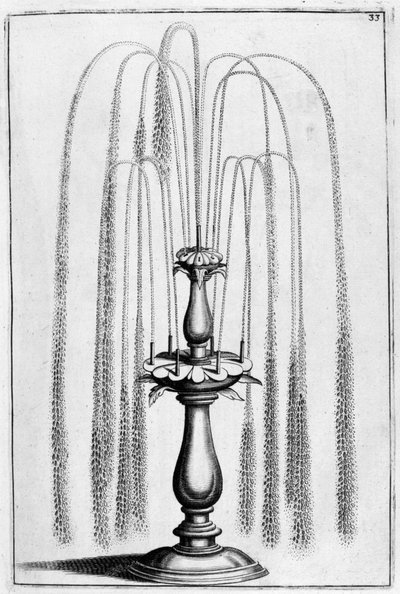 Conception de fontaine ornementale, 1664 - Georg Andreas Bockler