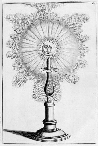 Conception de fontaine ornementale du soleil - Georg Andreas Bockler