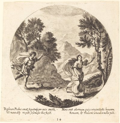 Apollon et Daphné - Georg Andreas Wolfgang the Elder