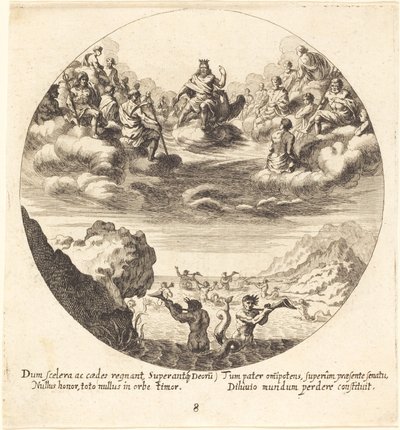 Jupiter et les Dieux - Georg Andreas Wolfgang the Elder