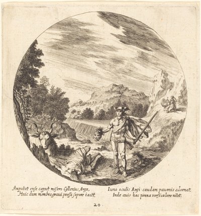 Mercure tuant Argus - Georg Andreas Wolfgang the Elder