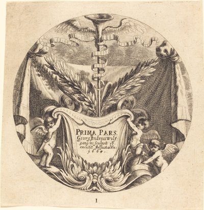 Page de titre - Georg Andreas Wolfgang the Elder