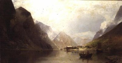 Un fjord - Georg Anton Rasmussen