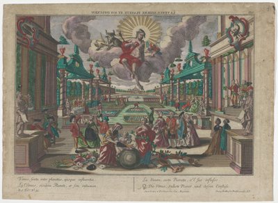 Allégorie de la planète Vénus - Georg Balthasar Probst