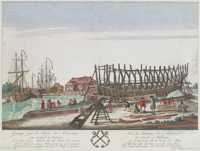 Vue du chantier naval de l