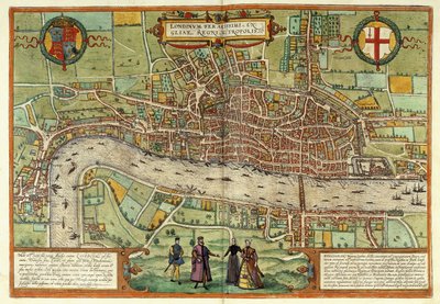 Vue de Londres - Georg Braun