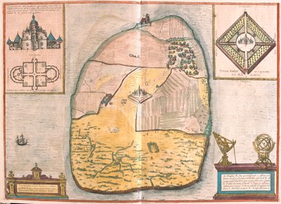 Danemark - dans "Civitates Orbis Terrarum" de Georg Braun, Cologne 1617 - Georg Braun