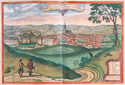 Polna (Bohème), République tchèque - dans "Civitates Orbis Terrarum" de Georg Braun, Cologne 1617 - Georg Braun