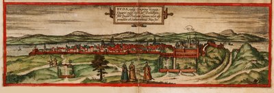 Buda, vulgo Ofen De: Civitates orbis terrarium, 1572 - Georg Braun und Franz Hogenberg