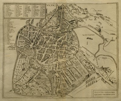 Carte de Vicenza, illustration de 