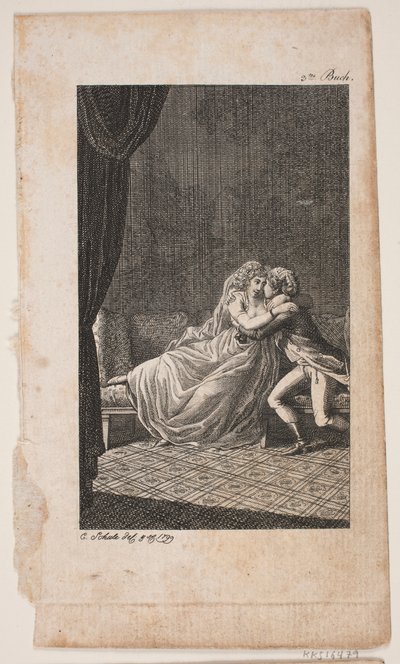 Illustration avec couple amoureux - Georg Christian Schule