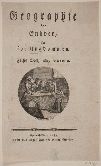 Page de titre avec vignette pour "Géographie pour tous" - Georg Christian Schule