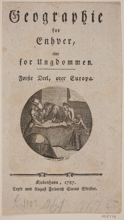 Page de titre avec vignette pour "Géographie pour tous" - Georg Christian Schule