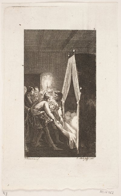 Vignette de titre pour Smollett "Les Aventures de Peregrine Pickle" - Georg Christian Schule