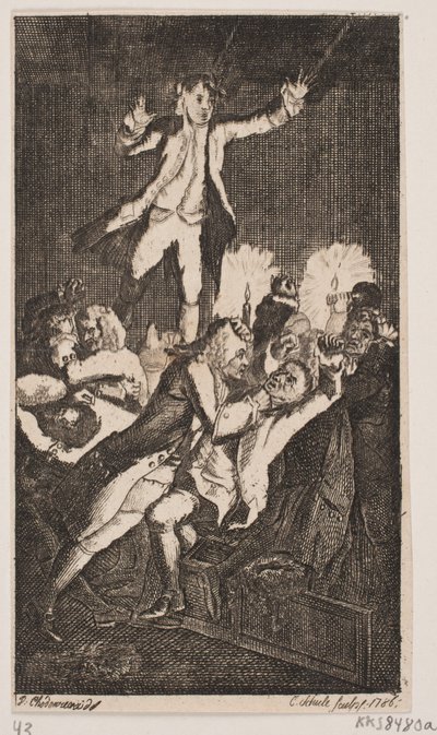 Vignette de titre pour Smollett "Les aventures de Peregrine Pickle" - Georg Christian Schule